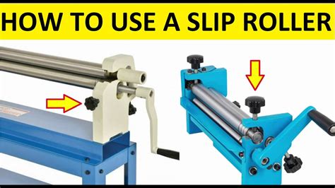 sheet metal slip roller instructions